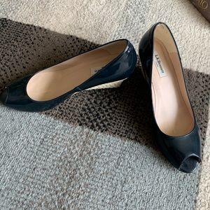 LK Bennet London Real leather wedges